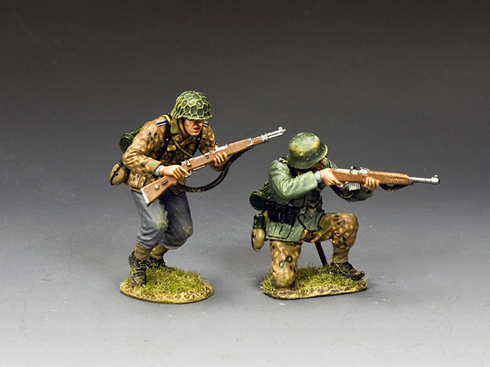 WS383 Covering Fire Waffen SS figure set