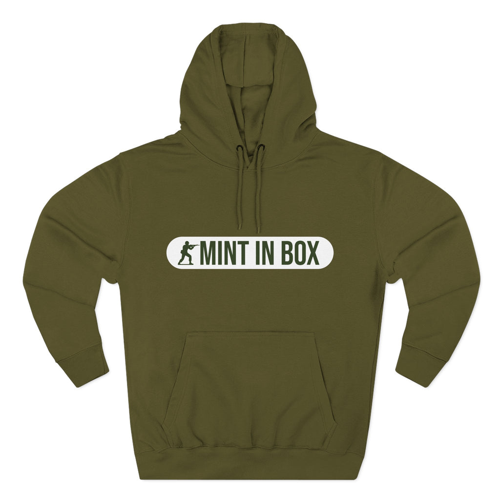 Mint In Box Hoodie — Minimalist Streetwear Fleece Hoodie
