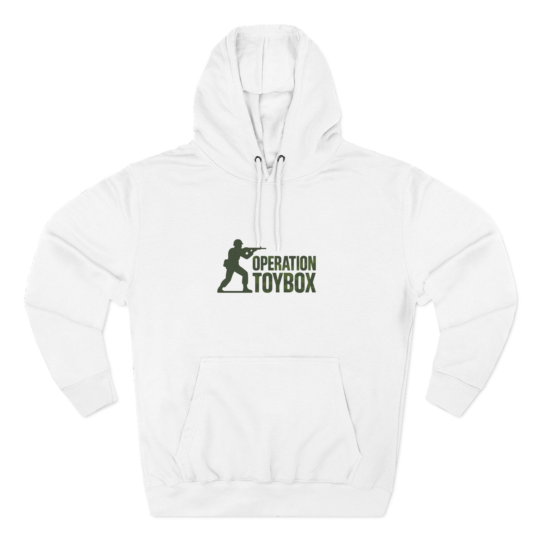 Three-Panel Fleece Hoodie
