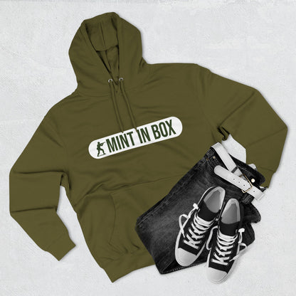 Mint In Box Hoodie — Minimalist Streetwear Fleece Hoodie