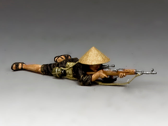 VN019 – Lying Prone Viet Cong Sniper — single view