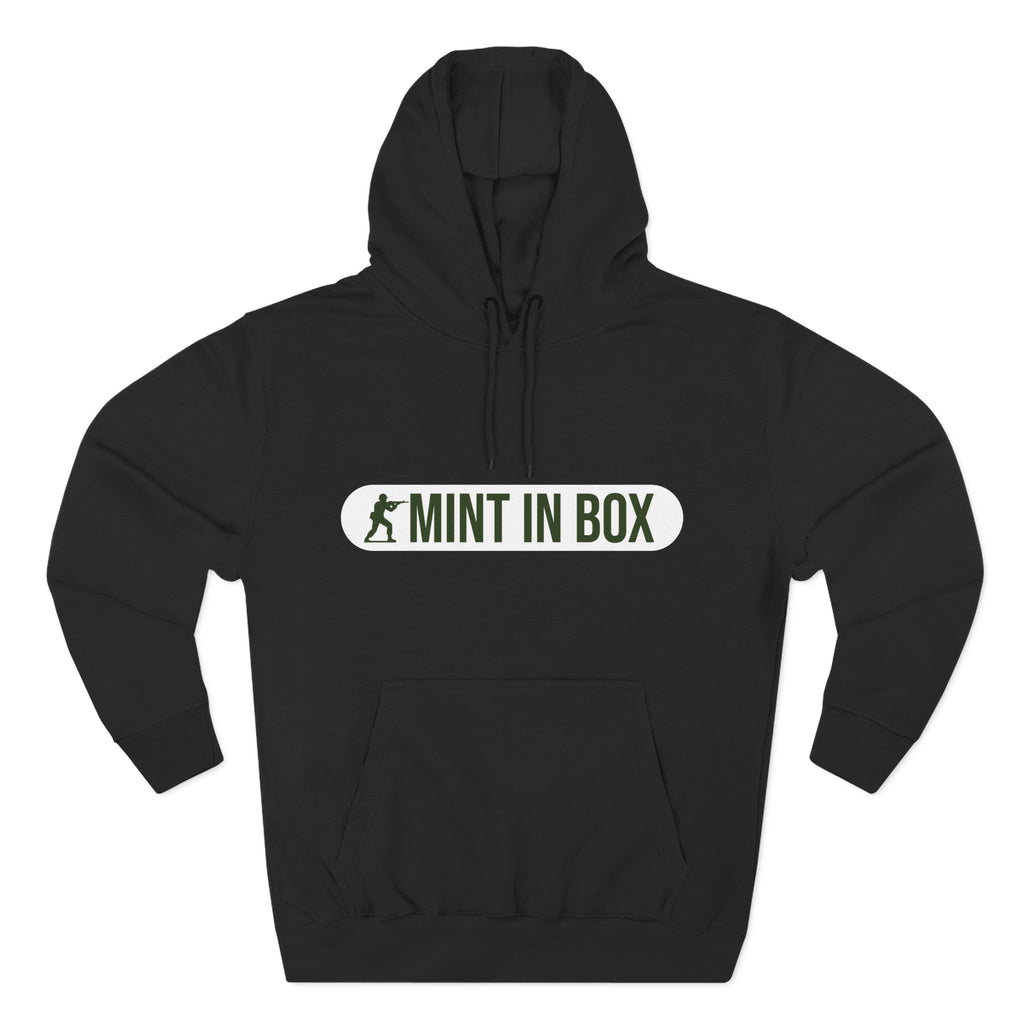 Mint In Box Hoodie — Minimalist Streetwear Fleece Hoodie