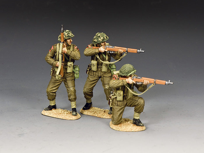 DD341 – Riflemen in action Set (w/ Sand base) — single view