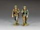 WS375 marching Waffen SS soldiers figure set