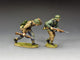 WS382 Advancing Under Fire Waffen SS figure set