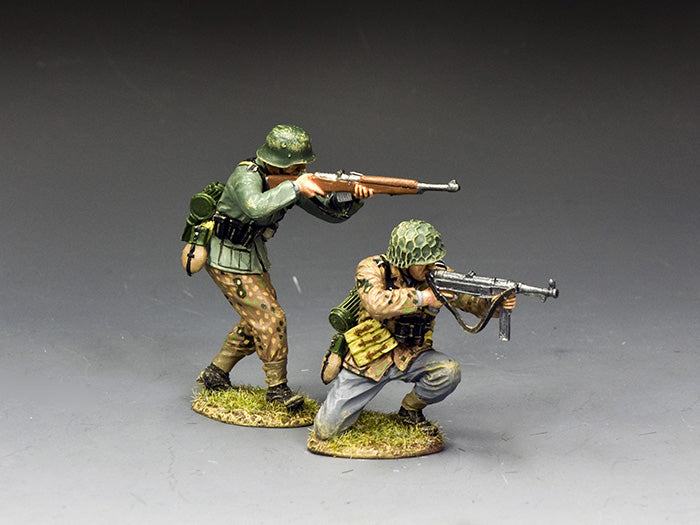 WS384 Open Fire Waffen SS figure set