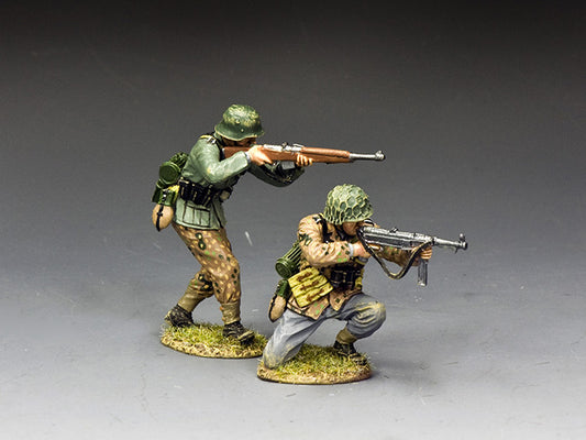 WS384 Open Fire Waffen SS figure set