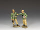 AK159 two Afrika Korps officer figures
