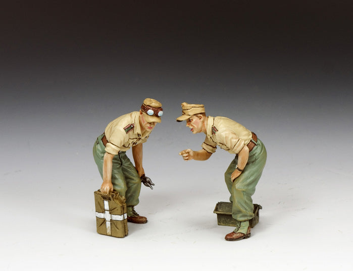 AK160 Afrika Korps tank mechanics figure set