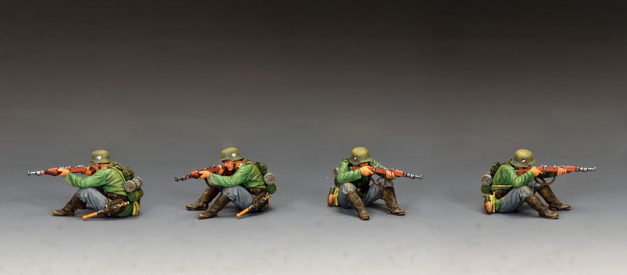 WH126 – Riflemen Sitting Firing #2 — alternate angles and details