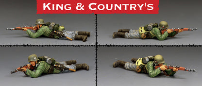 WH133 – Lying Prone Rifleman — alternate angles and details