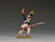RTA128 Santa Anna shouting Mexican soldier figure