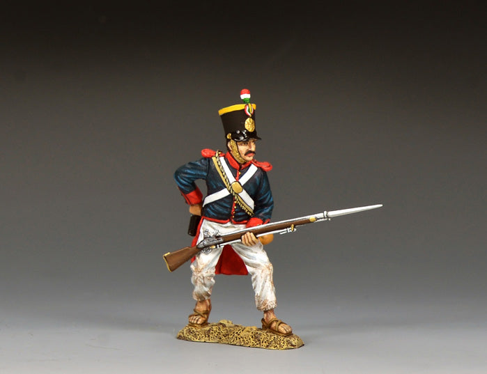RTA129 Mexican soldier reaching for fresh cartridge