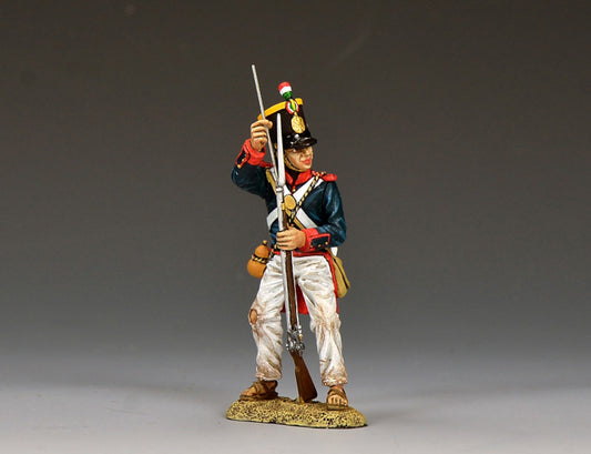 RTA131 Mexican soldier using musket ramrod