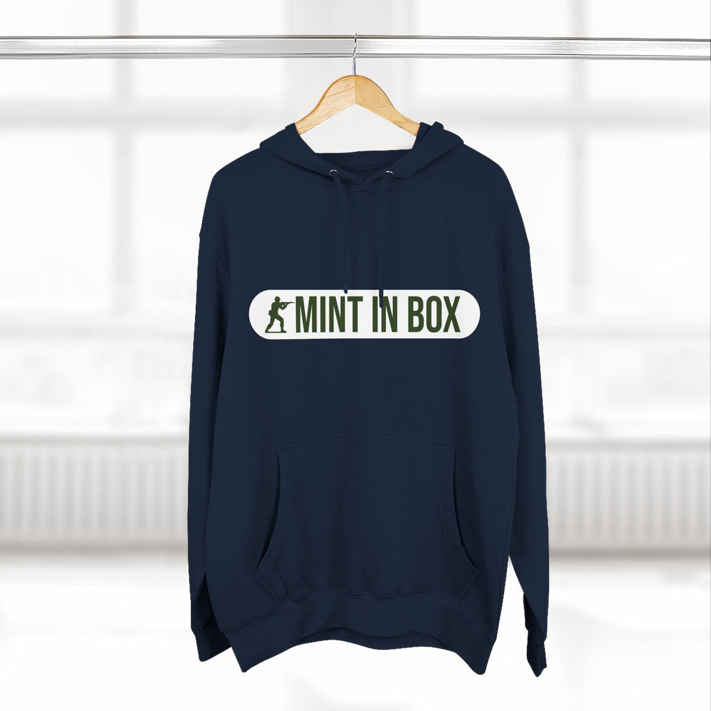 Mint In Box Hoodie — Minimalist Streetwear Fleece Hoodie
