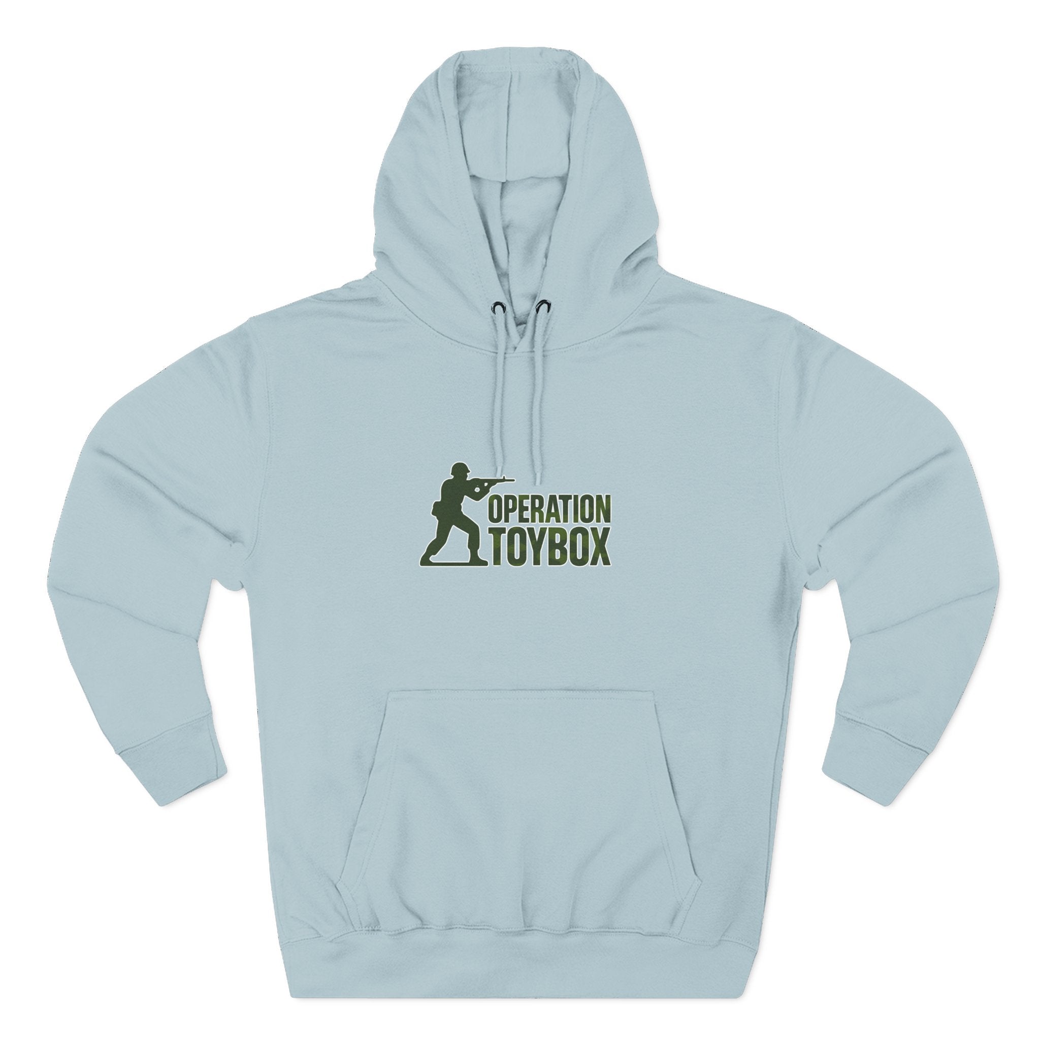 Three-Panel Fleece Hoodie