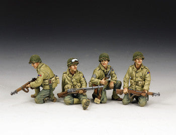 DD392 U.S. Armored Division Tank Riders by King & Country