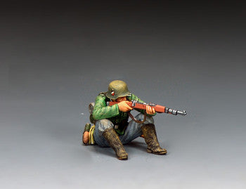 WH126 Riflemen Sitting Firing #2 by King & Country