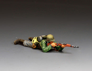 WH133 Lying Prone Rifleman by King & Country
